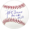 Pat O'Conner Autographed Official MLB Baseball Executive "Pres & CEO MLB" JSA #MM79860