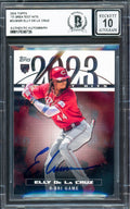 Elly De La Cruz Autographed 2024 Topps 2023 Greatest Hits Rookie Card #23GH-25 Cincinnati Reds Auto Grade Gem Mint 10 Beckett BAS