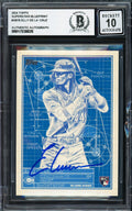 Elly De La Cruz Autographed 2024 Topps Superstar Blueprint Rookie Card #SB15 Cincinnati Reds Auto Grade Gem Mint 10 Beckett BAS