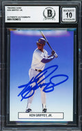 Ken Griffey Jr. Autographed 1989 Premier Player Rookie Card #2 Seattle Mariners Auto Grade Gem Mint 10 Beckett BAS