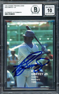 Ken Griffey Jr. Autographed 1989 Rookies Superstars Rookie Card #2 Seattle Mariners Auto Grade Gem Mint 10 Beckett BAS