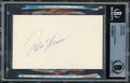 Dan Thomas Autographed 3x5 Index Card New York Mets Beckett BAS #14297214