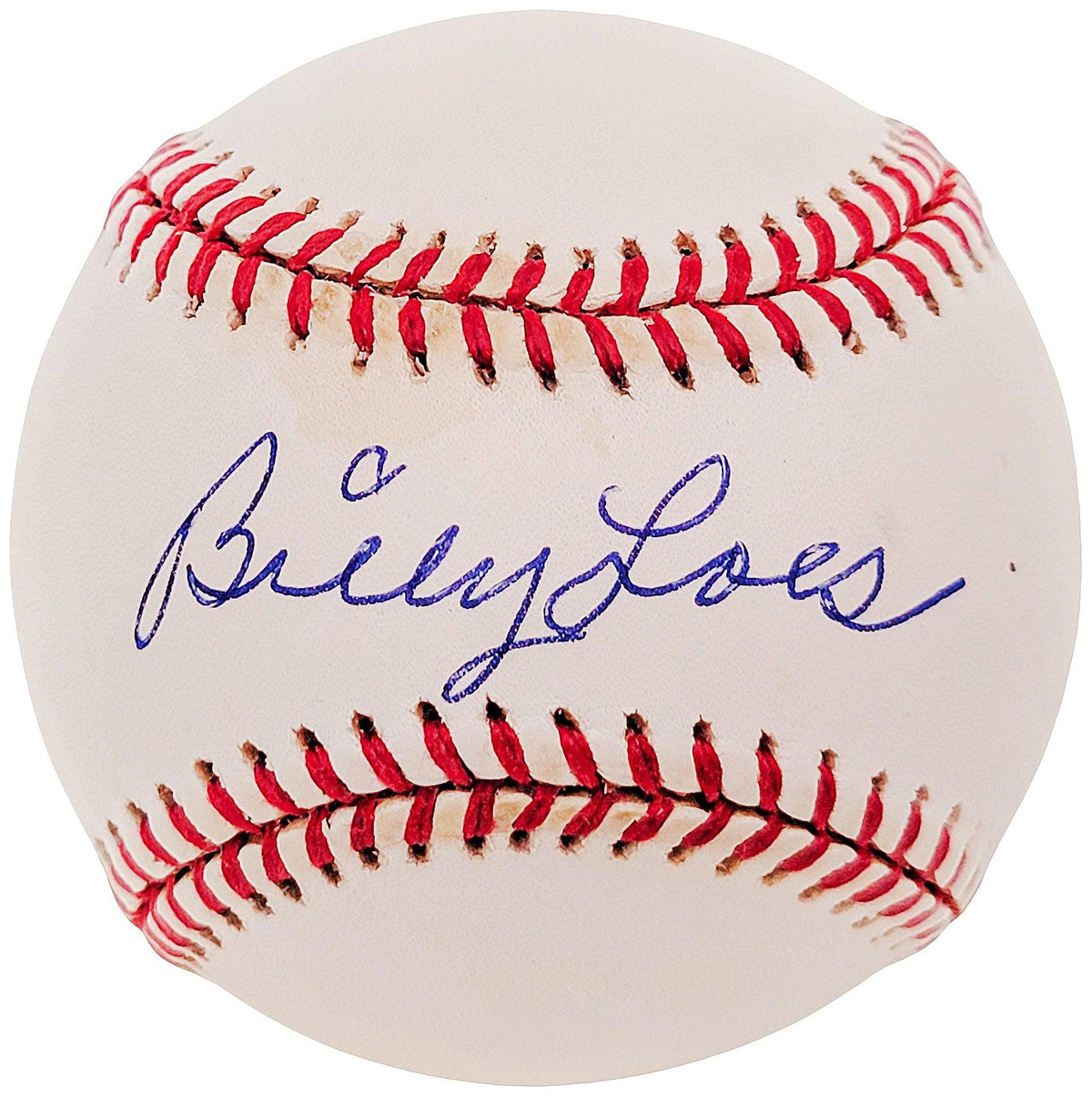Billy Loes Autographed Official NL Baseball Brooklyn Dodgers Beckett BAS #F29447