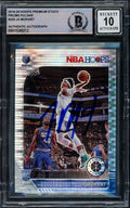Ja Morant Autographed 2019-20 Hoops Premium Stock Prizms Pulsar Rookie Card #259 Memphis Grizzlies Auto Grade Gem Mint 10 Beckett BAS #15249212