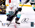 Ryan Donato Autographed 8x10 Photo Seattle Kraken First Franchise Goal Celebration Fanatics Holo #XP14008128