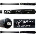 Hideki Matsui Autographed Black Rawlings Adirondack Pro Bat New York Yankees "09 WS MVP" Beckett BAS Witness Stock #220462
