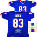 Buffalo Bills Andre Reed Autographed Blue Jersey JSA
