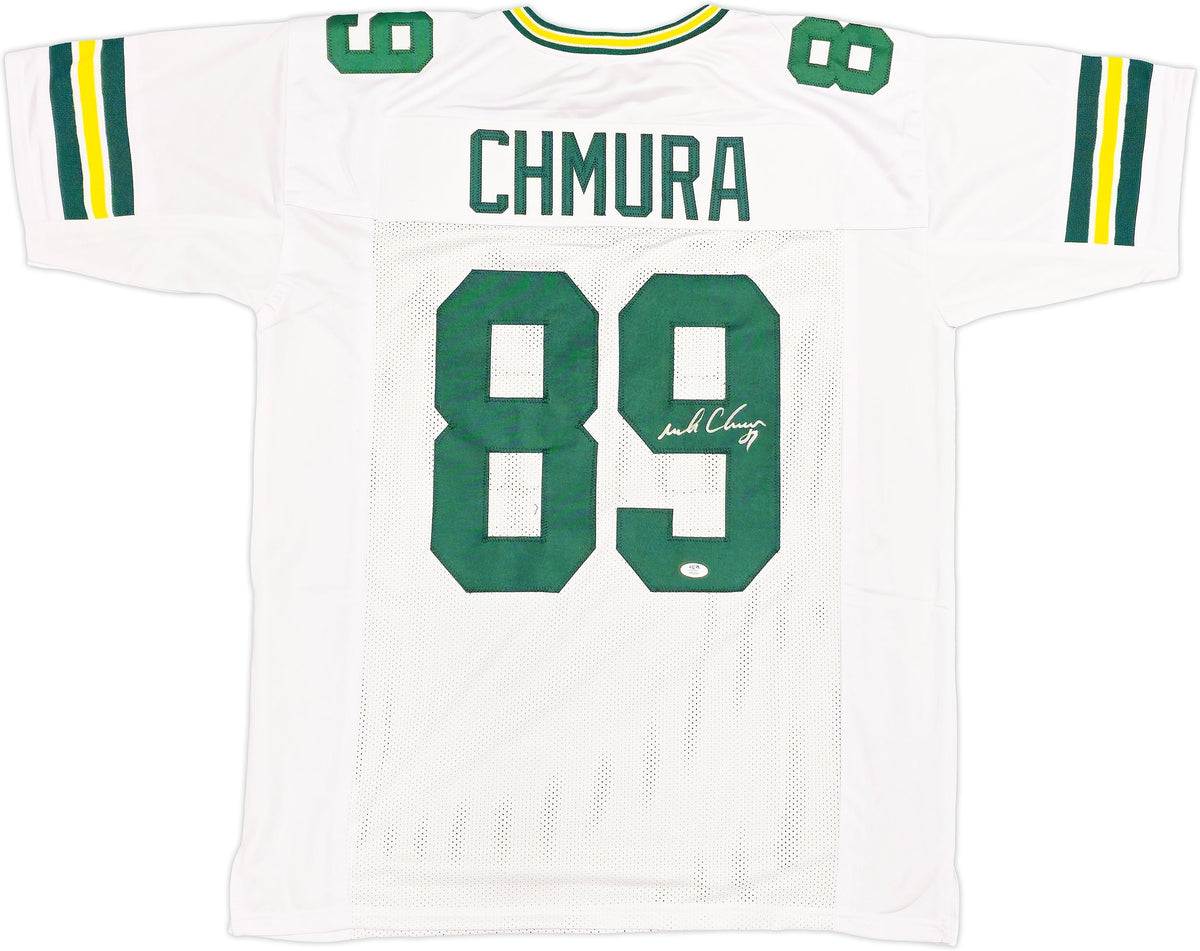 Green Bay Packers Mark Chmura Autographed White Jersey PSA/DNA ITP