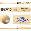 Jackson Chourio Autographed Blonde Rawlings Adirondack Baseball Bat Milwaukee Brewers JSA