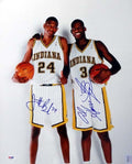 Al Harrington & Jonathan Bender Autographed 16x20 Photo Indiana Pacers PSA/DNA #S76730