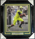 Marcus Mariota Autographed Framed 16x20 Photo Oregon Ducks MM Holo Stock #89809