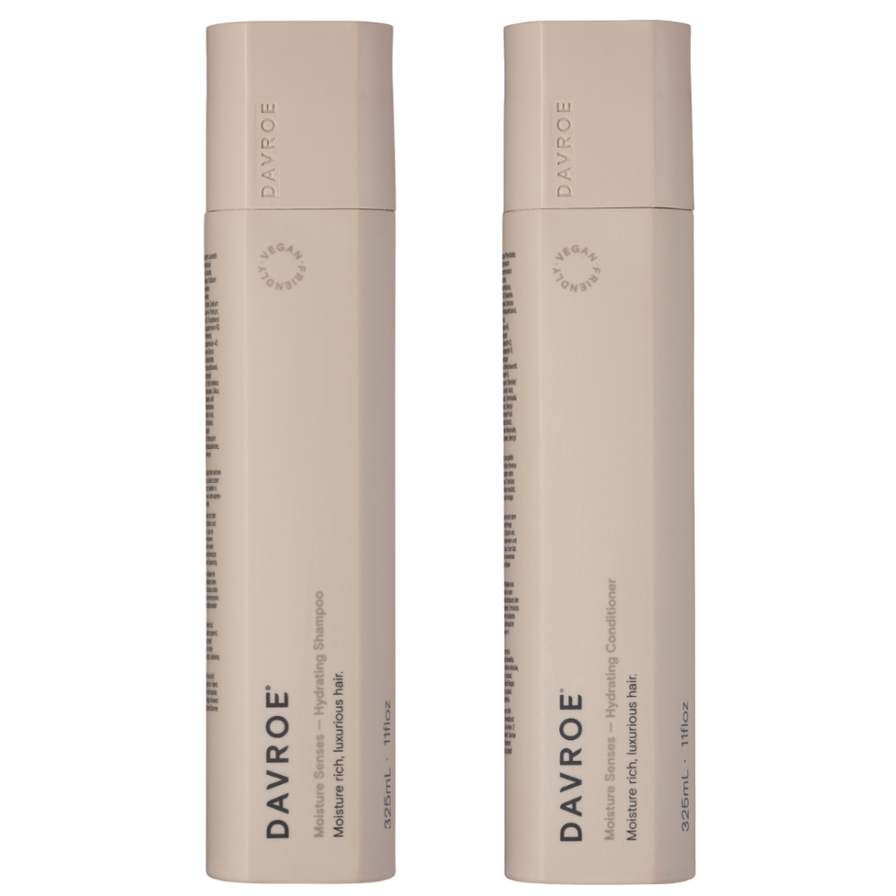 Davroe Moisture Senses Hydrating Shampoo & Conditioner Twin 2 x 325ml