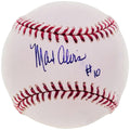 Max Alvis Autographed Official MLB Baseball Cleveland Indians "#10" Beckett BAS #BF24963