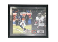 Devin Hester Signed HOF Inscription Chicago 3D Light Up Framed Football 33x27 Photo (JSA)