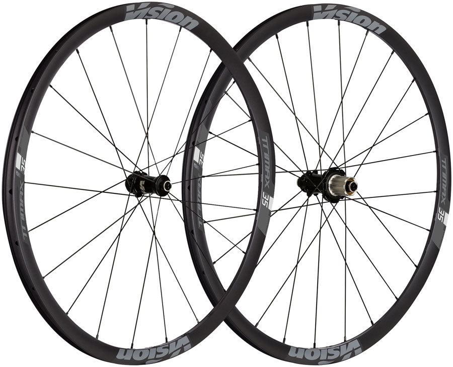 Vision TriMax 35 SC Wheelset - 700, 12 x 100mm/12 x 142mm, Center-Lock, HG 11/12, Black