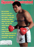 Muhammad Ali Autographed Sports Illustrated Magazine Gem Mint 10 Vintage PSA/DNA #E50979