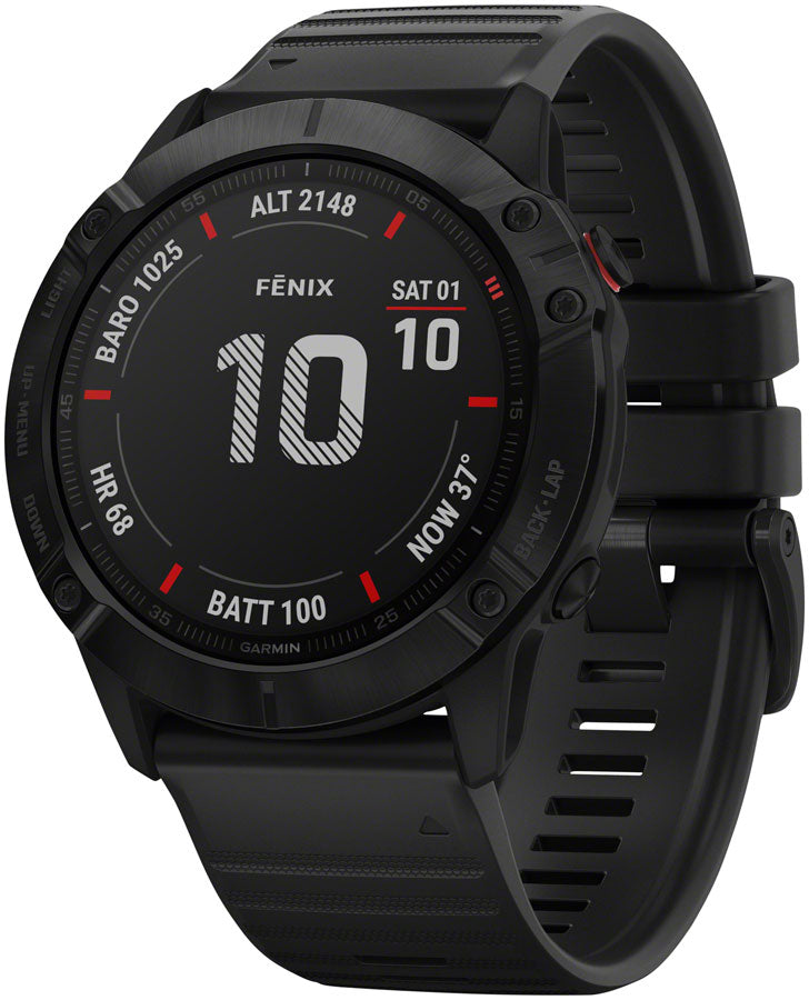Garmin Fenix 6X Pro GPS Watch (Black/Black)