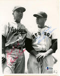 Pee Wee Reese & Mickey Owen Autographed 7x9 Photo Beckett BAS #F21228