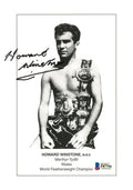 Howard Winstone Autographed 6x8 Photo Beckett BAS #F87754