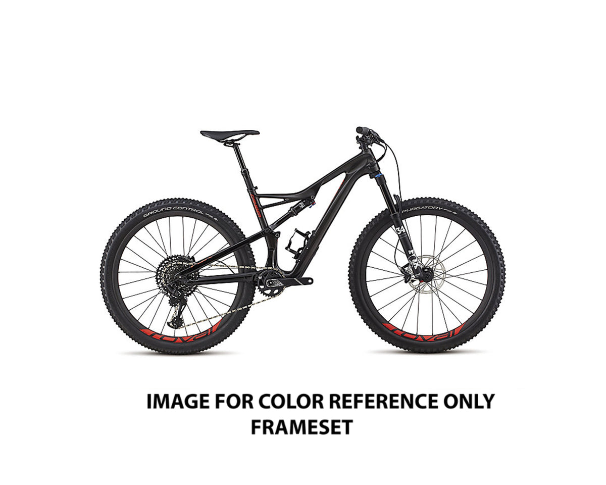 2018 Specialized Camber FSR Expert Carbon 27.5 (FRAMESET ONLY) Carb/RedFlkTnt/RktRed (SM)