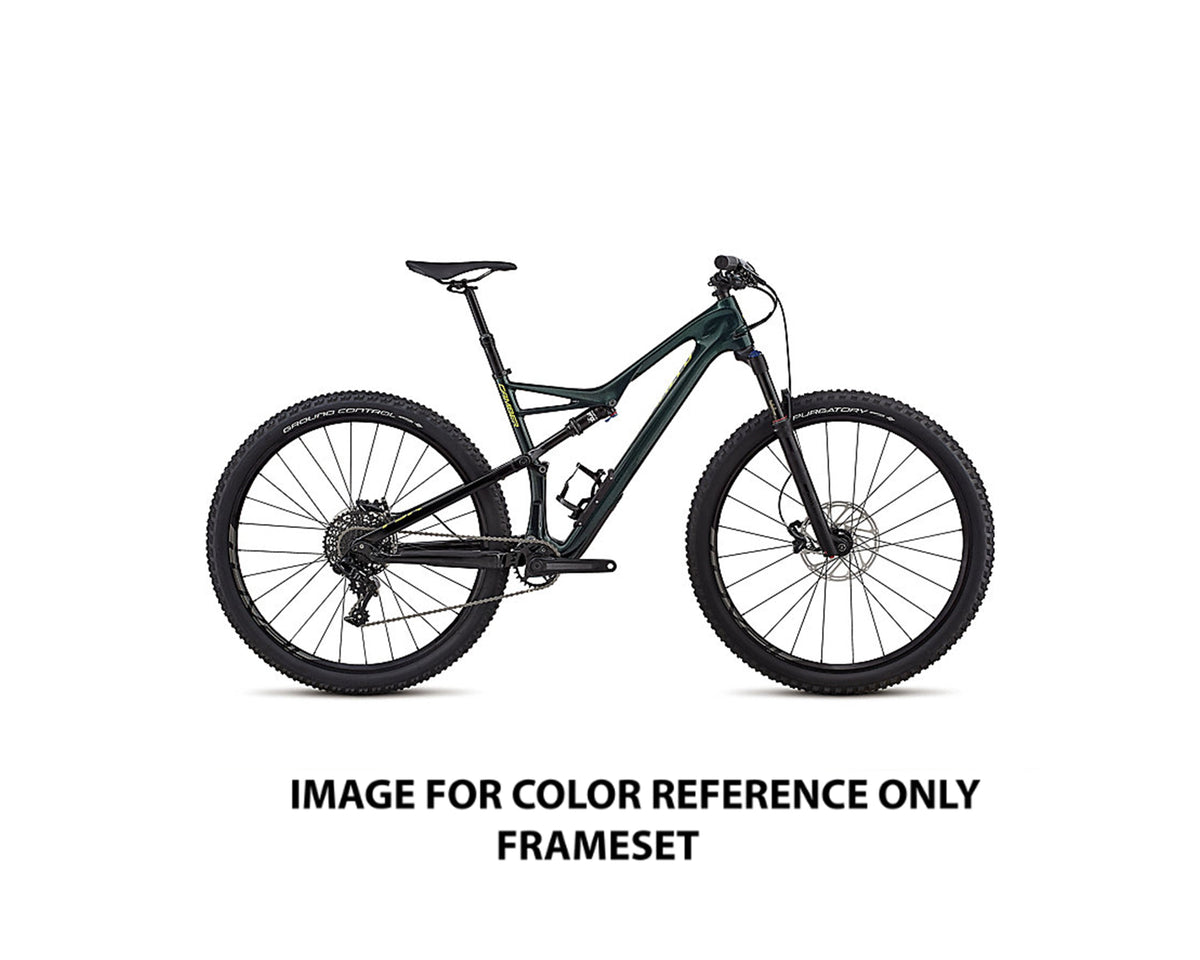 2018 Specialized Camber FSR Comp Carbon 29 (FRAMESET ONLY) CavGrn/Hyp (MD)