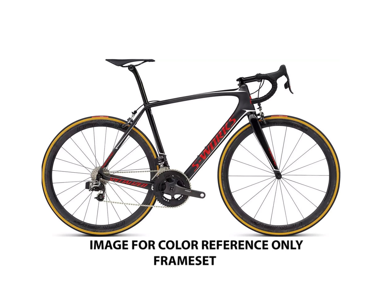 2017 Specialized S-Works Tarmac (FRAMESET ONLY) Carb/FloRed/MetWht (49cm)