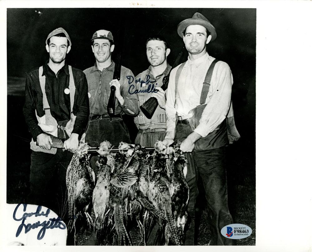 Cookie Lavagetto & Dolph Camilli Autographed 8x10 Photo Brooklyn Dodgers Beckett BAS #F98463