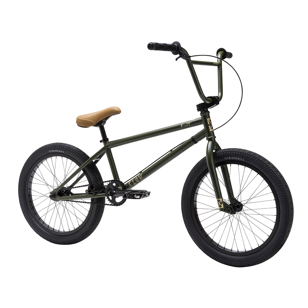 Fit Bike Co Flow BMX - Matte Green (Matte Green / 21" Toptube)