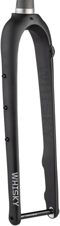 Whisky Parts Co. No.9 MCX Fork (WHISKY - 12mm Thru Axle 1.5" Tapered Carbon Steerer FlatMount Disc Matte Black)