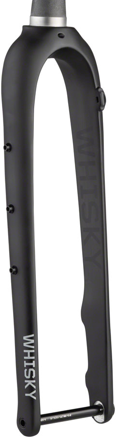 Whisky Parts Co. No.9 MCX Fork (WHISKY - 12mm Thru Axle 1.5" Tapered Carbon Steerer FlatMount Disc Matte Black)