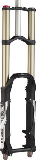 X-Fusion RV1 HLR (26/27.5" Suspension Fork 200mm travel 1-1/8" Dual crown steerer 20mm Axle Black)
