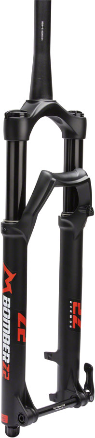 Marzocchi Bomber Z2 Suspension Fork (29" 120 mm 15 x 110 mm 44 mm Offset Matte Black RAIL Sweep Adjust)