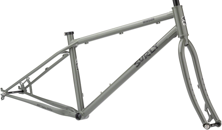 Surly Lowside Frame - Stray Hair Gray (Frameset 26" Steel Gray Large)