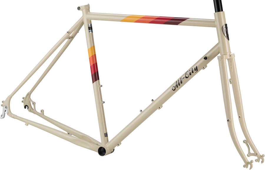All-City Space Horse Disc Frame - Cream (Frameset 650b Steel Cream 43cm)