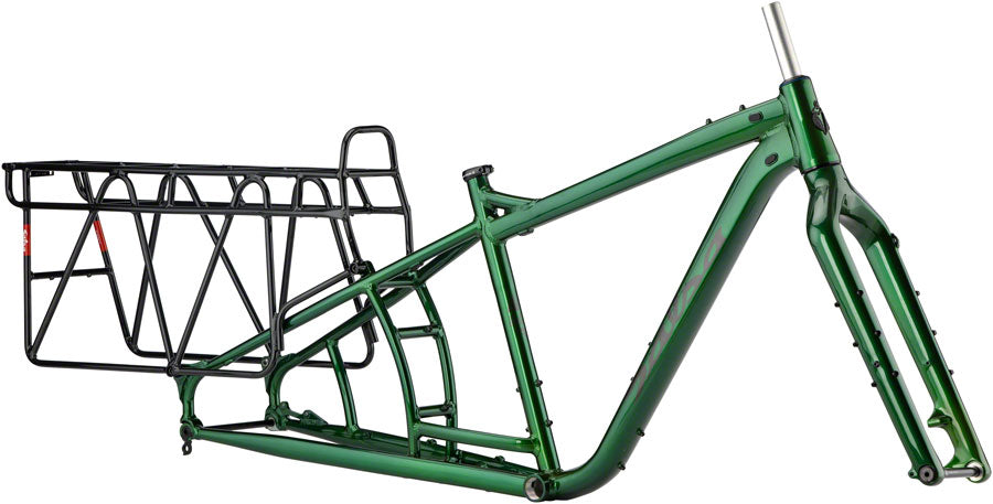 Salsa Blackborow Fat Bike Frame - Green (Aluminum Large)