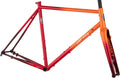 All-City Zig Zag Frame - Orange/Red Fade (Frameset 700c Steel Fade 52cm)