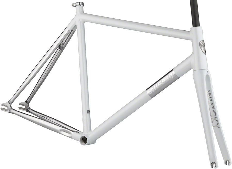All-City Thunderdome Frame - Polished Pearl (Frameset 700c Aluminum Pearl 49cm)