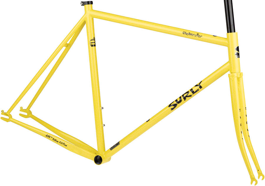 Surly Steamroller Frameset - Banana Candy Yellow (700c Steel Yellow 49cm)