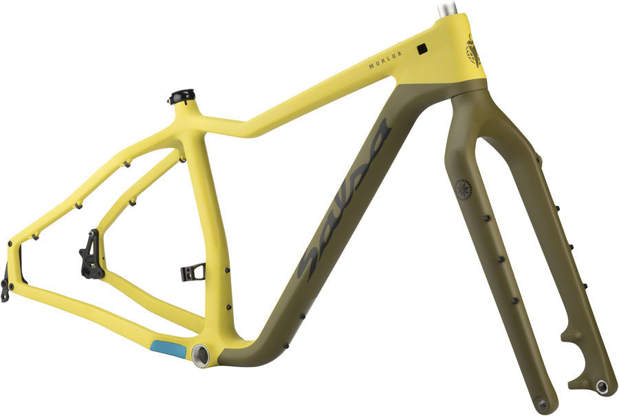 Salsa Mukluk Carbon Yellow/Olive (Frameset LG)