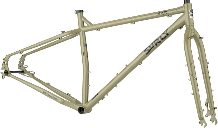 Surly ECR Frameset - 27.5", Tank Green (27.5+ Steel Green X-Small)