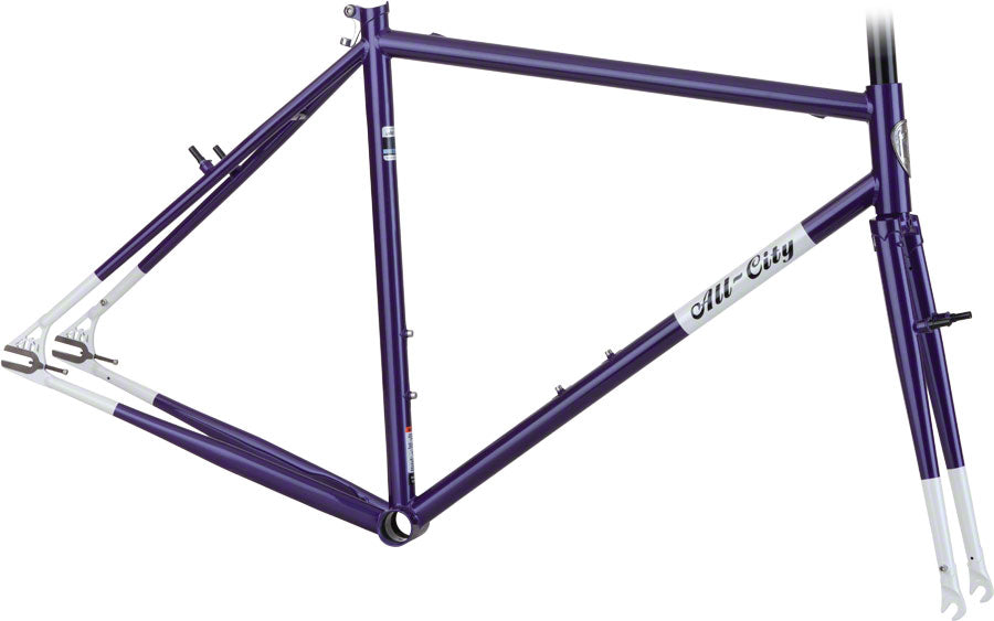 All-City Nature Boy (Frameset 58cm Purple/White)