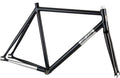 All-City Thunderdome (52cm Aluminum Frameset Black with Polished Downtube and Chainstays)