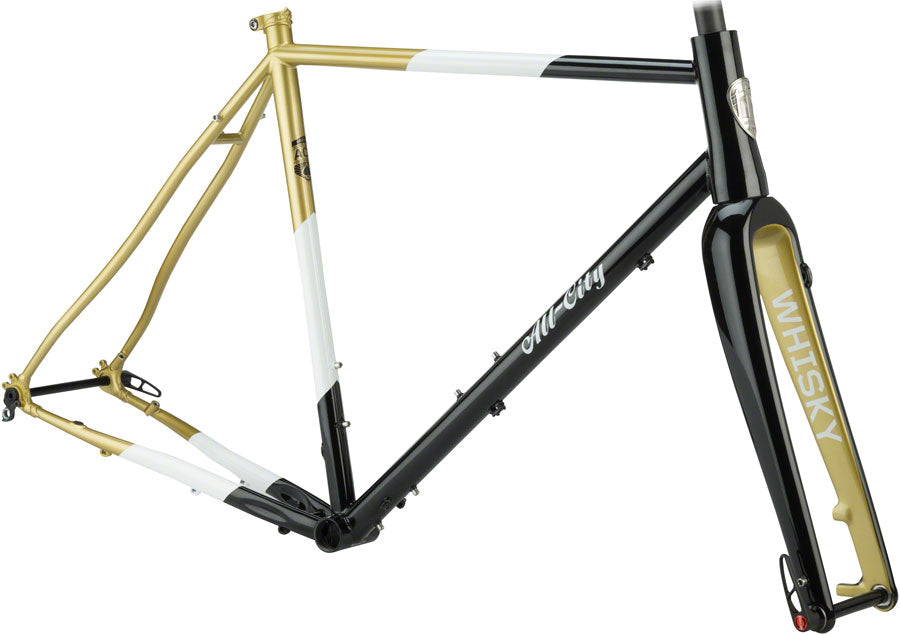 All-City Cosmic Stallion Frameset - Black/White/Gold (46cm)