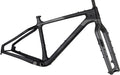 Salsa Beargrease Carbon Black Fat Bike Frame (Frameset XL)