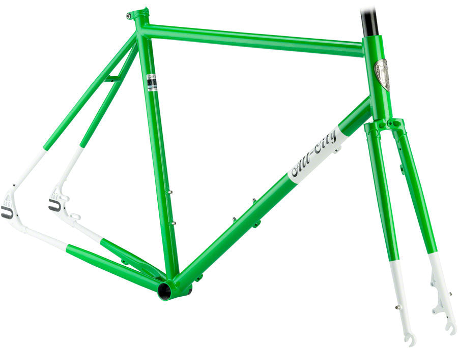 All-City Nature Boy Disc Green/White (Frameset 52cm)