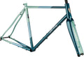 All-City Cosmic Stallion Frameset - Blue/Green Stripes (700c Steel Stripes 52cm)