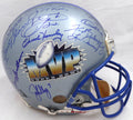 Super Bowl MVPS Autographed Full Size Authentic Helmet With 27 Signatures Including Bart Starr Beckett BAS #AC01212