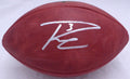 Russell Wilson Autographed Wilson NFL Leather Football Denver Broncos RW Holo #44993