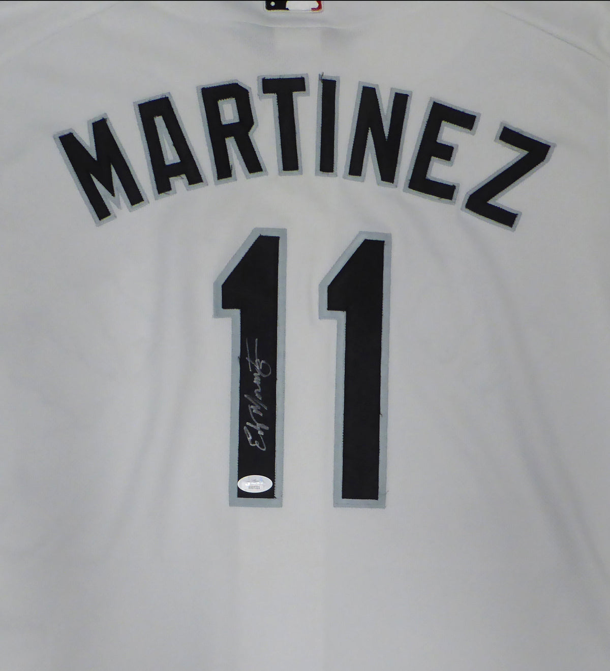 Seattle Mariners Edgar Martinez Autographed White 2003 All Star Authentic Majestic Jersey JSA #KK073331