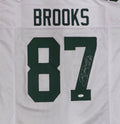 Green Bay Packers Robert Brooks Autographed White Jersey JSA #AU43226